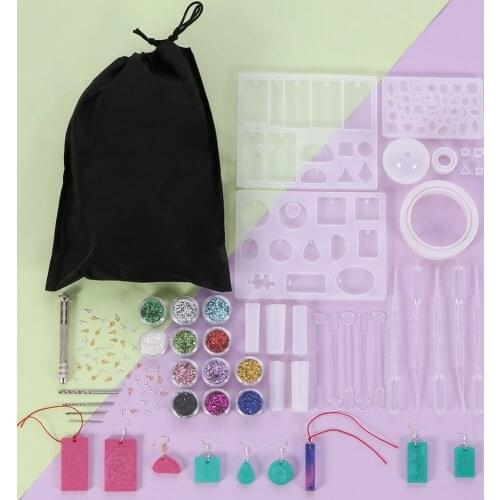 140Pcs/Set DIY Epoxy Mirror Earrings Bracelet Pendant Mold Uppercase Alphanumeric Combination Silicone Mold Accessories