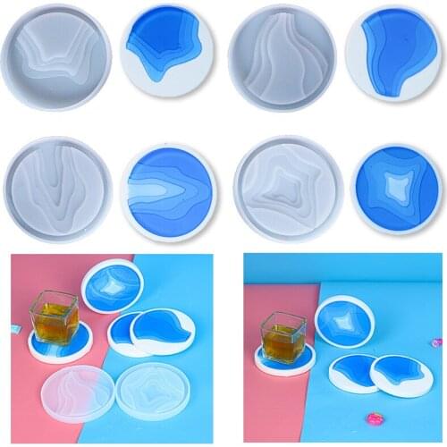 DIY Tray Mold Multi-Shape Casting Silicone Epoxy Resin Mold For Kitchen Accessories Casting Tool Family Decoration Craft Making