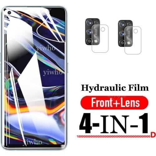 Protective Hydrogel for Realme 7 Pro Screen Protector Soft Film For Oppo Realme 6i 7i Global 6 Pro C17 C15 Camera Tempered Glass