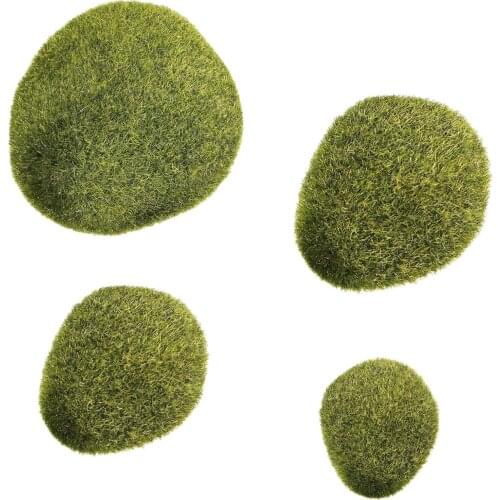 Artificial Foam Green Moss Plants Fake Moss Stones Decoration For Home Garden Simulation Landscape Lawn Floor Adornments L3