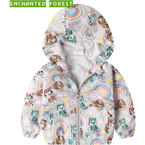 Childrens jacket spring and autumn new childrens clothing boy dinosaur Hooded Outerwear cartoon windproof jacket boy Coats