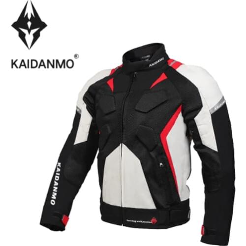 Summer mesh breathable motorcycle riding jacket anti-fall clothing racing heavy motorcycle rider racing jacket