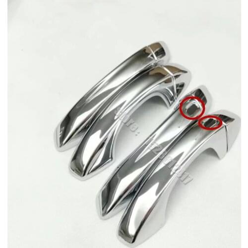For Skoda Octavia A7 Volkswagen Golf 7 2014 -2017 New Chrome Car Side Door Handle Cover Trim Sticker Free Drop Shipping