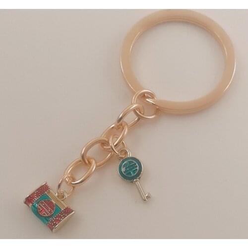 New Lock Keychain Ring Keyring Keychain Lovers Couple Valentines Day Gift Ladies Men Keychain Jewelry