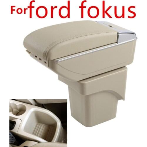 Armrest Arm Rest Rotatable For Ford Focus Mk2 2 2005-2011 Storage Box Center Centre Console