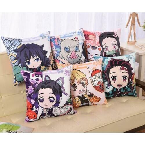 Cosmile Demon Slayer Zenitsu Nezuko Tanjirou Shinobu Giyuu Bolster Pillow Cushion Limited Cute Accessory Cute Gift