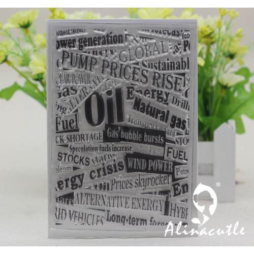 CLEAR STAMPS letters words background Alinacraft Scrapbooking Card paper craft cardmade silicon rubber roller transparent stamp