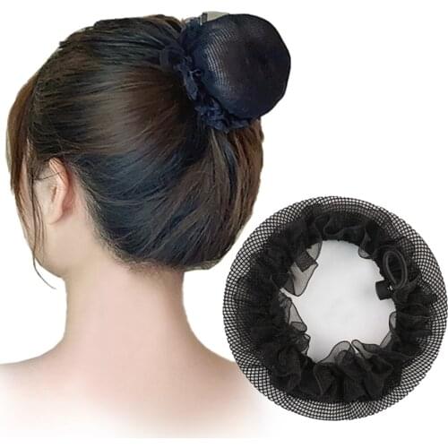 YYOUFU Hair net female childrens dance examination headdress invisible hair net head flower net bag ball head set hair artifact