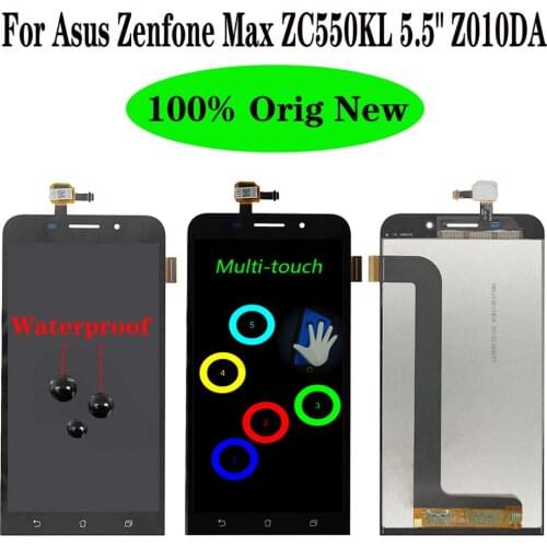Shyueda 100% Orig New 5.5" For Asus Zenfone Max ZC550KL Z010DA LCD Display Touch Screen Digitizer +Tool +Adhesive