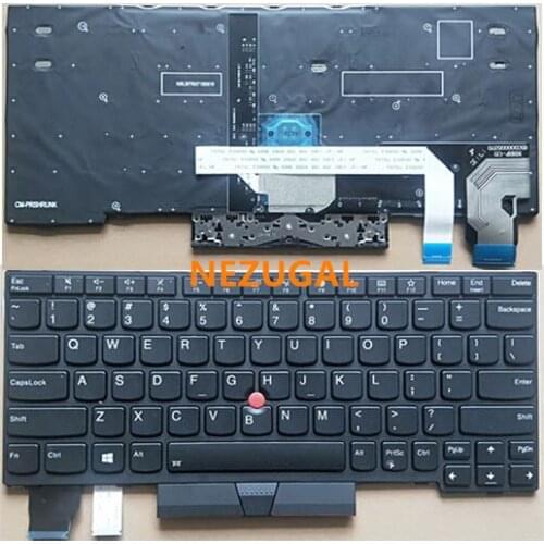 US IBM keyboard For Lenovo X280 A285 X395 X390 laptop keyboard With backlight