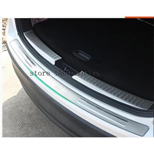 Rear Bumper Protector Tail Tailgate Trunk Guard Sill Plate Scuff Trim Cover For Mazda CX-5 CX5 2012 2013 2014 2015 Accessories