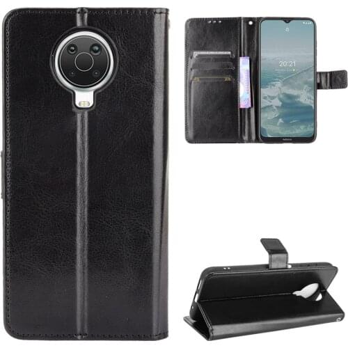 Suitable for Nokia G10 mobile phone shell leather buckle retro wallet mobile phone Nokia G20 protective shell super drop-proof