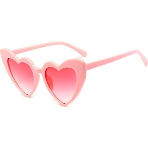 Women Cat Eye Vintage KIDS Sun Glasses Christmas gift Heart shape Party Glasses for Children KS022
