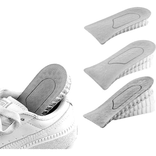 1 Pair Shoe Insoles Breathable Half Insole Heighten Heel Insert Sports Shoes Pad Cushion Unisex 2-4cm Height Increase Insoles