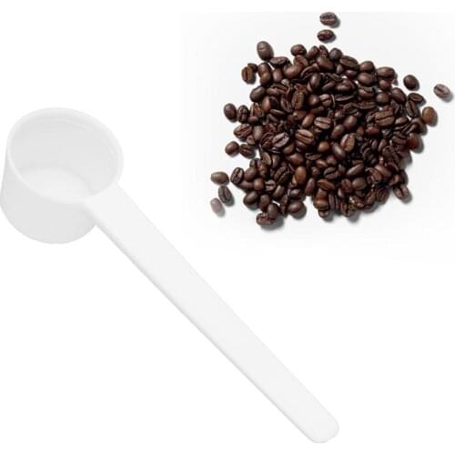 10-Piece Food Grade Long Handle Nontoxic Reusable Plastic Measuring Spoon Coffee Teaspoon Milk Powder Spoon Kitchen Spoons