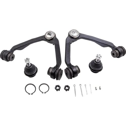 4 Pcs K8695T Front Upper Control Arm w/Ball Joints for Ford F-150 2004 Heritage w/ Bushings Brand New