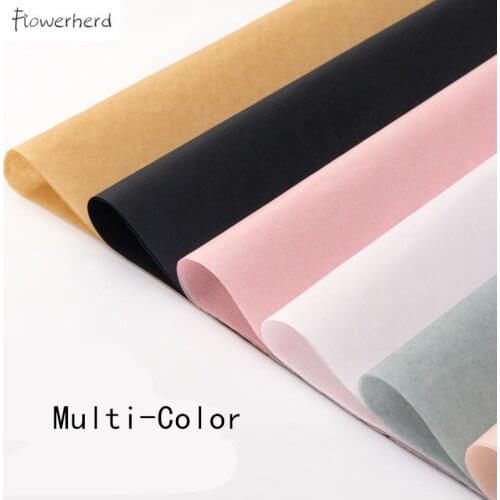 40/20pack/lot 50x70cm DIY Tissue Paper Wrapping Paper Sydney Paper Flower Bouquet Craft Paper Clothing Packing Gift Packaging