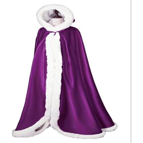 Adult Unisex Velvet Halloween Costumes Cloak Hood Cape Fancy Dress Coats