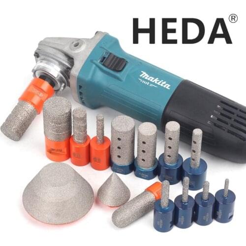 Free Shipping M14 Thread Vacuum Brazed Diamond Dry Finger Chamfer Bit For Tile Marble Ceramic Granite Enlarge Hole Milling Tools