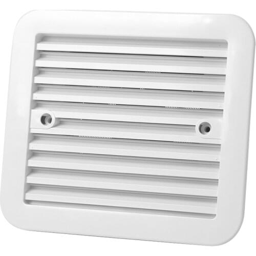 VODOOL Silent 12V Fridge Vent with Fan for RV Trailer Caravan Side Air Outlet Ventilation Exhaust Fan