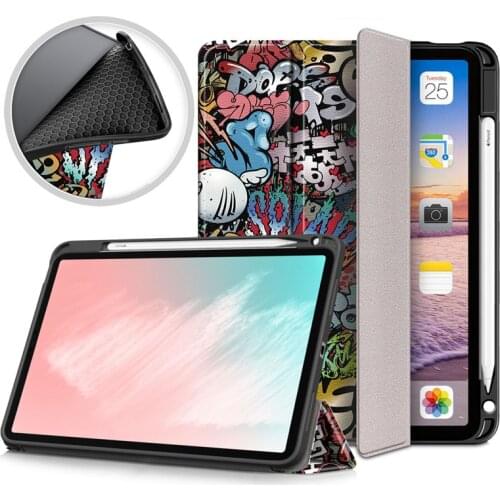 With Pencil Holder Case For iPad Air 4 2020 Funda Folding Leather Stand Smart Cover For iPad Air 10.9 Case For iPad Air 2020