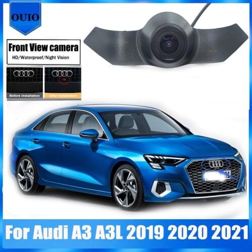 HD Car Front View camera | for Audi A3 A3L 2019 2020 2021 Parking LOGO Camera Night Vision Camera