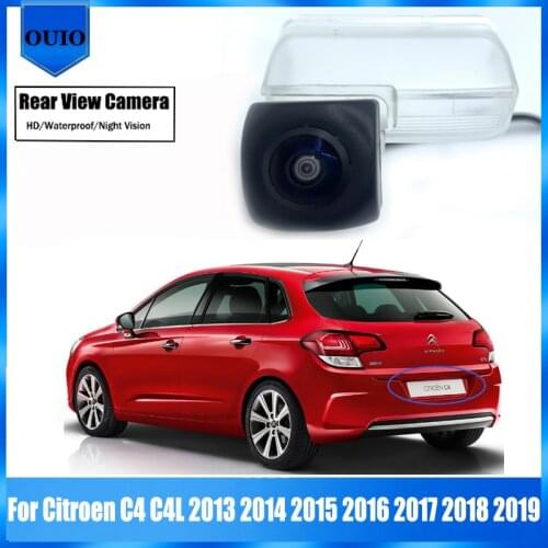 HD Rear View Camera For Citroen C4 C4L 2013 2014 2015 2016 2017 2018 2019 Waterproof Reverse BackUp Parking Camera