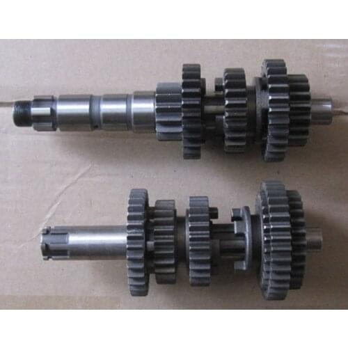 Motorcycle Main Countershaft Gearbox For Yamaha XV125 XV250 Virago XV 125 250 Gear Box engine Sets Of Teeth