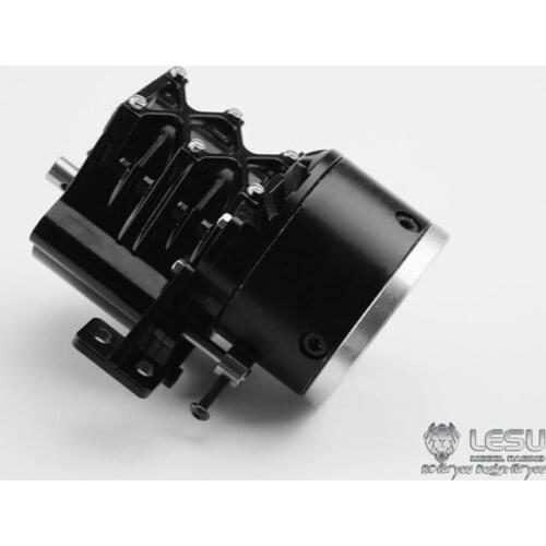 LESU F-5016-C Metal Transmission Gearbox for 1/14 RC Tractor Truck TAMIYA Dumper DIY Model VOLVO Benz Car