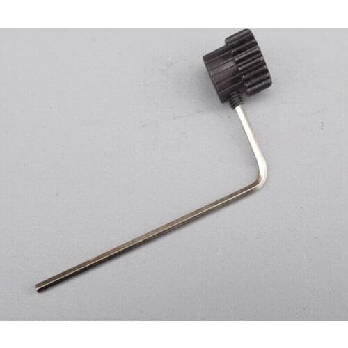 Mini 3mm 3.175mm 4mm 5mm Aperture Alloy Steel Gear 0.5 Modulus 20 Teeth Motor Main Shaft Metal Gear M Screw Fixed Shaft