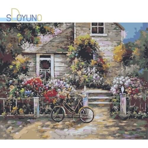 SDOYUNO 60X75cm Paint By Numbers Kits For Adults Figure Women Frameless Oil Painting By Numbers On Canvas DIY Digital Painting