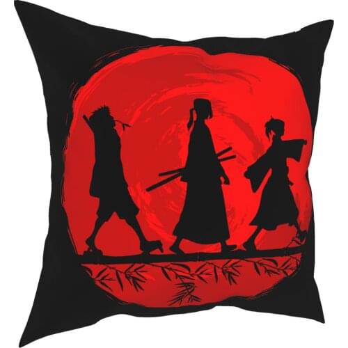 Samurai Champloo Manga Anime Pillowcover Decoration Cushion Cover Throw Pillow for Car Polyester Double-sided Printing Print