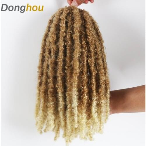 New Butterfly Locs Crochet Hair 12 Inch Distressed Faux Butterfly Locks Crochet Hair Pre Looped Bob Crotchet Butterfly Locs Hair