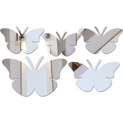 Sale real modern medium diy 3d acrylic mirror wall sticker stickers vinilos paredes vintage home decor Pattern