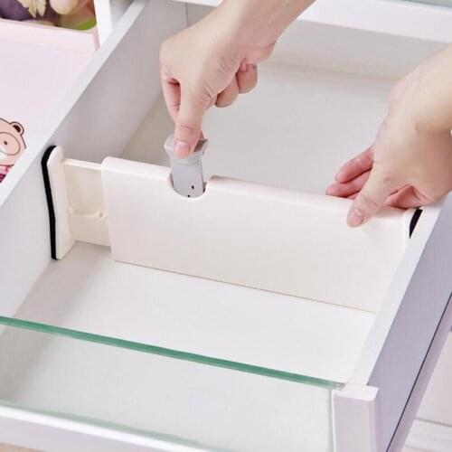 Wardrobe Partition Board Retractable Desk Drawer Divider Telescopic Classified Storage Separate Plate