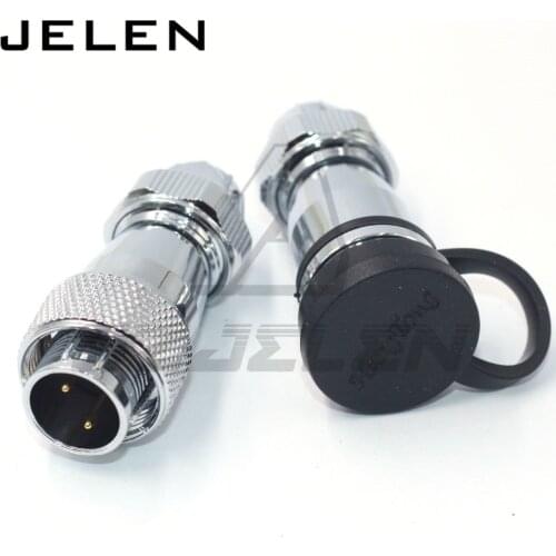 Compatible WEIPU WS16 series connector 2 3 4 5 6 7 9pin male and female, M16 Docking connector power cable wire plug socket