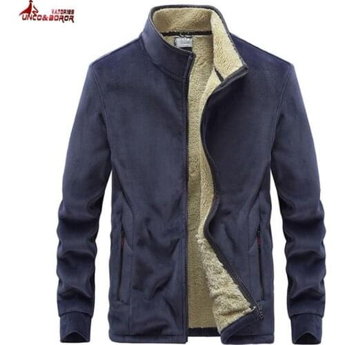 Plus size 7XL 8XL warm fleece hoodies men Silver fox fleece jackets winter sweatshirts male streetwear sport suit Brand clothing