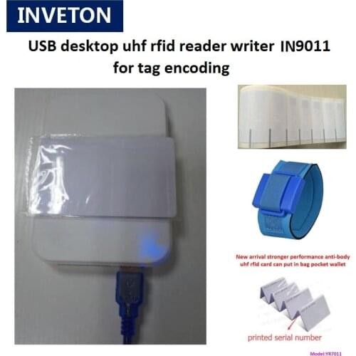 USB portable rfid reader rfid card tag label writer free sdk for tag encoding desktop rfid reader writer for uhf passive tag