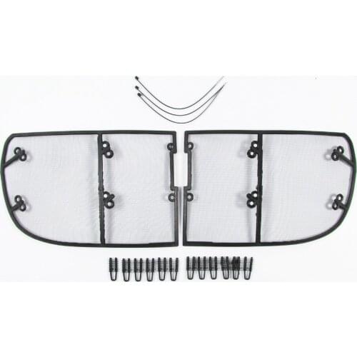 Wtfs Stainless Steel ABS Insect Grille Mesh Grill Inserts Insect Net Insect-Proof Net for Jaguar XFL [QP1128]