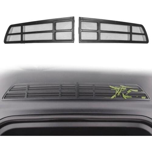 Front Trunk Air Conditioning Air Insert Net Screening Mesh Cover Trim Fit for Tesla Model Y 2021 Protection Kit