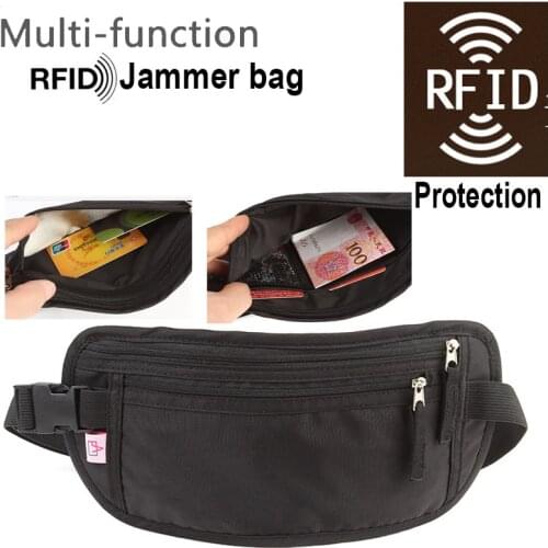 Anti-Scan Card Sleeve 29x13 bag w/ RFID Blocking bank card Anti-scanning case keeper RFID protection case rainproof wristle