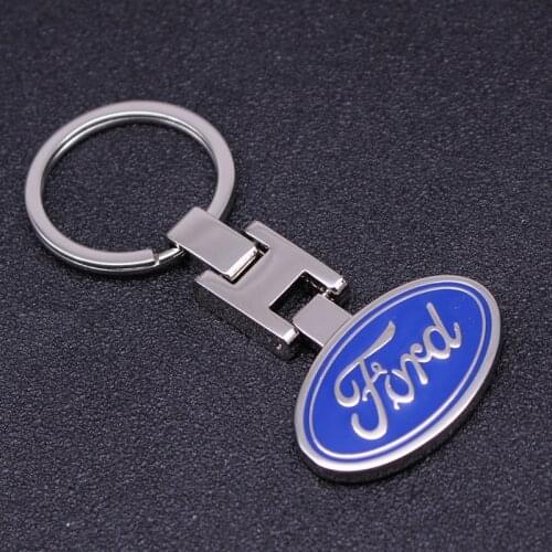 1pc High-end Boyfriend Gifts H buckle styling car keychain for ford logo metal pendant keyring 4S auto Accessories key chain
