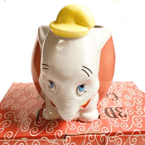 3D Cartoon Elephant Coffee Milk Tea Mug Large Capacity Drinkware Ceramic Cups Birthday Xmas Gifts for Friends or Kids