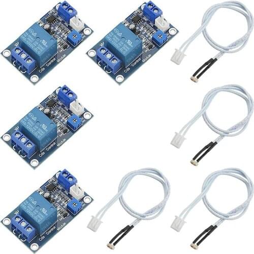 4PCS XH-M131 Light Automatic Control Module 12V Light Control Relay Light Switch Photosensitive Resistor Module