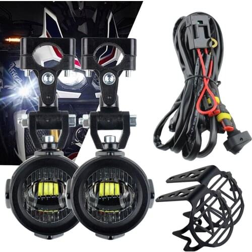 40W LED Auxiliary Lamp 6000K Super Bright Fog Driving Light Kits Led Lighting Bulb DRL For Motorcycle BMW K1600 R1200G ADV F800G