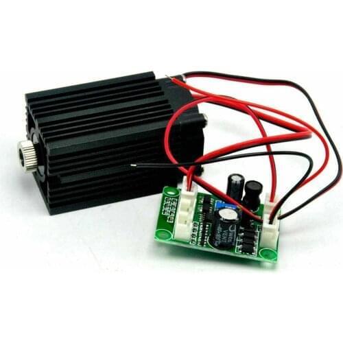 Adjusated 450nm 445nm 100mw NDB7875 Blue Laser Diode Dot Module with 12V TTL Modulation & Long Time Working