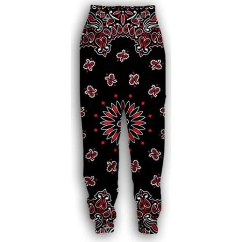 Bandanna 3D Print Causal Clothing New Fashion Men/ Women Trousers Size S-7XL