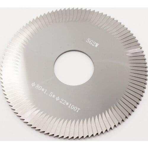 Free shipping 80x22x1.5mm side milling cutter SG2W carbide face milling cutter for SILCA key cutting machines cutting key