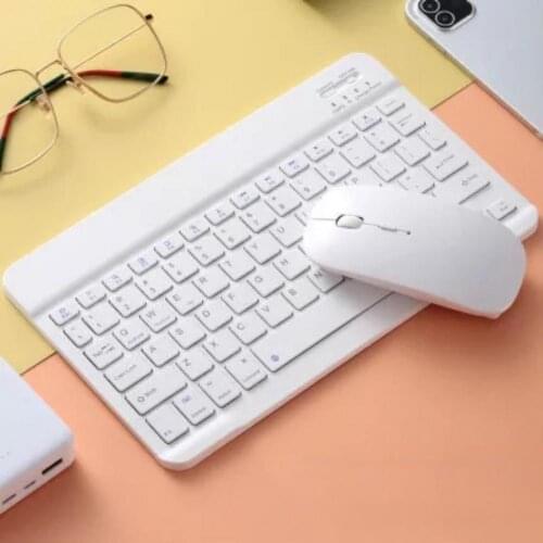 Mini Wireless 800/1200/1600DPI Solid Color Mouse Keyboard Computer Accessory
