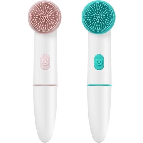 Electric Face Cleanser Silicone Cleansing Brushes Machine Skin Pore Cleaner Body Cleansing Massage Mini Cleaning Brushes
